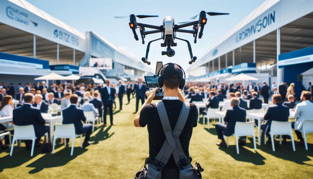 grabar evento empresa drones Galicia