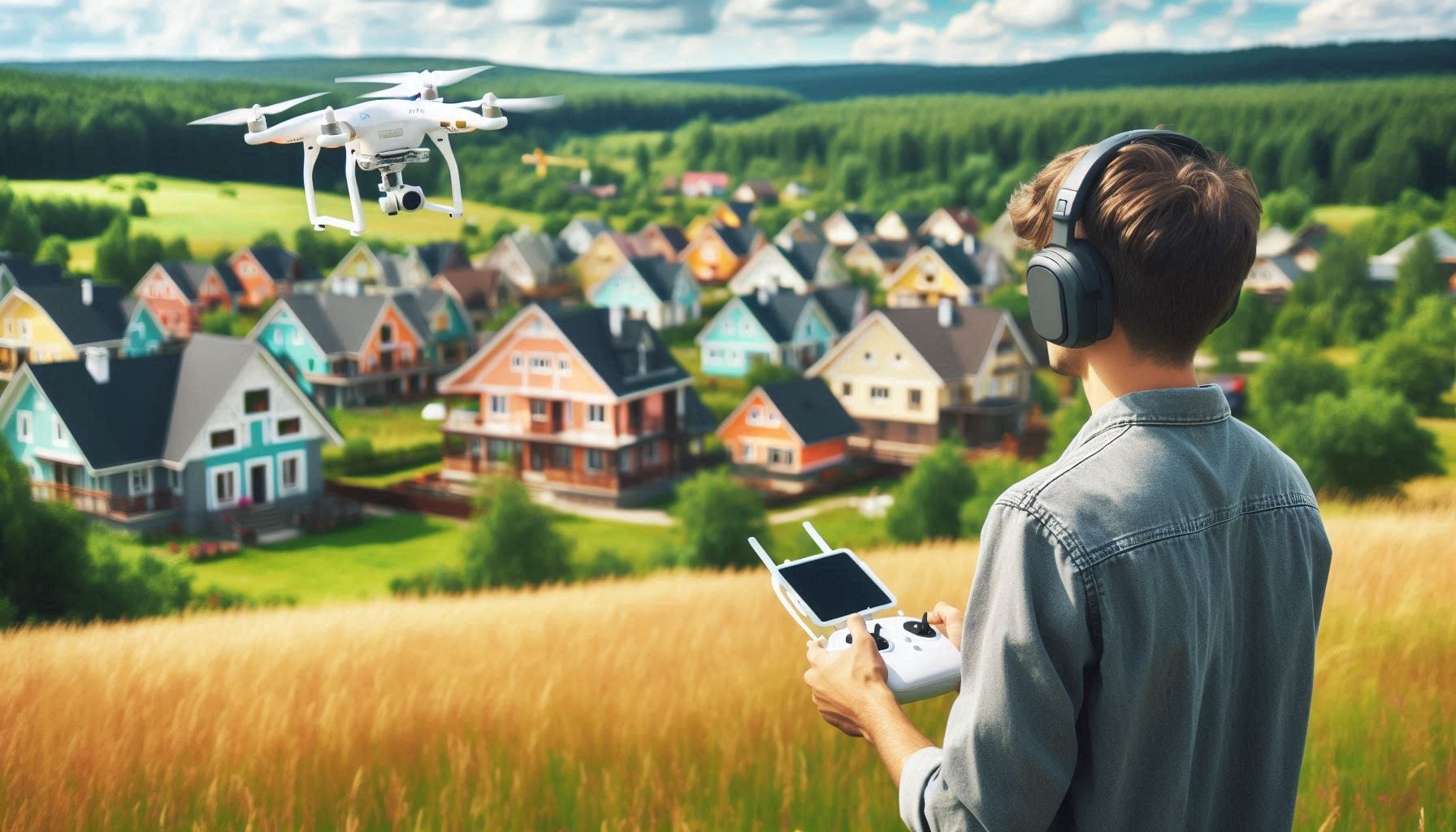 operador de dron inmobiliaria Vigo
