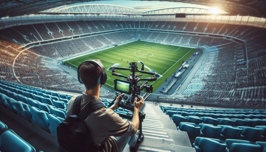drones cámaras fútbol Galicia