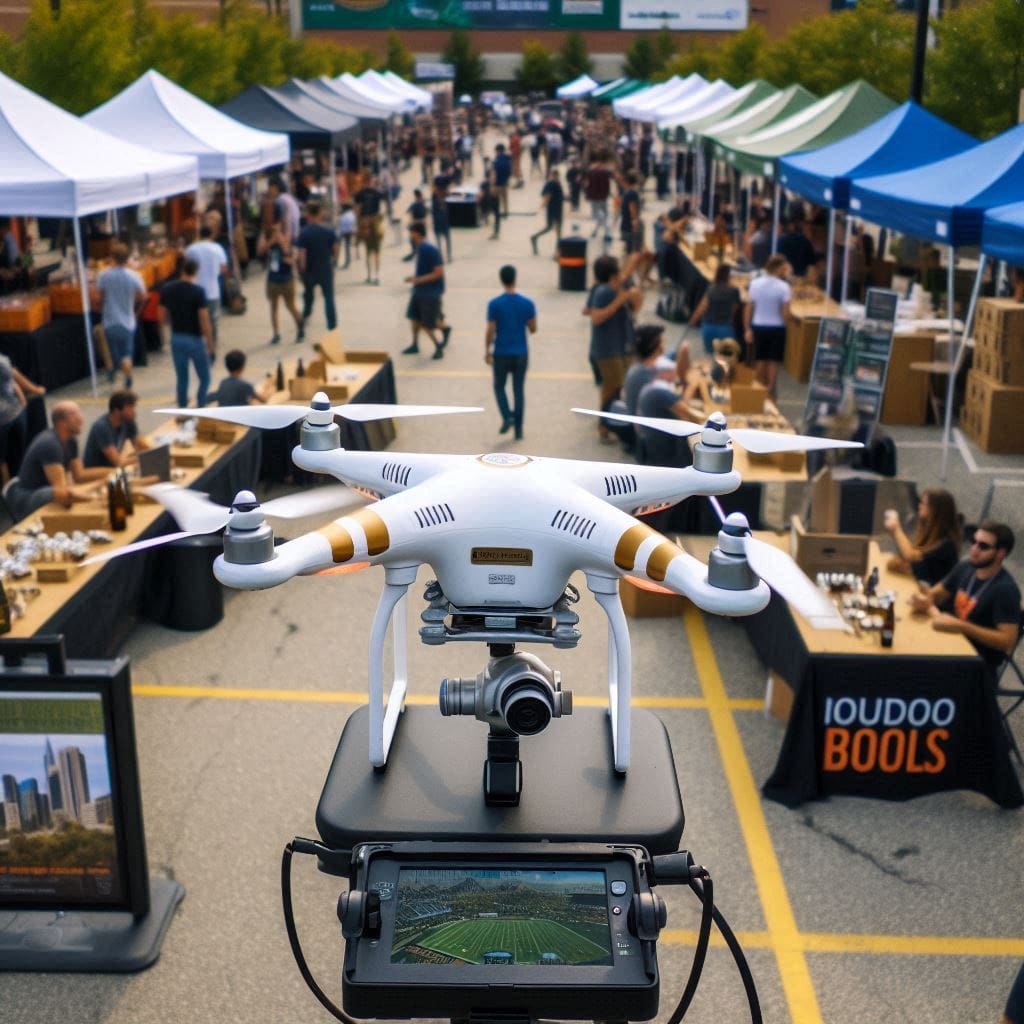 eventos en directo con drones