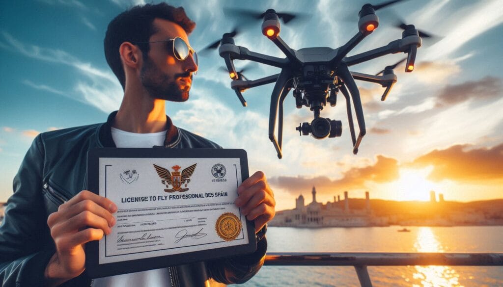 Licencias y permisos volar dron España