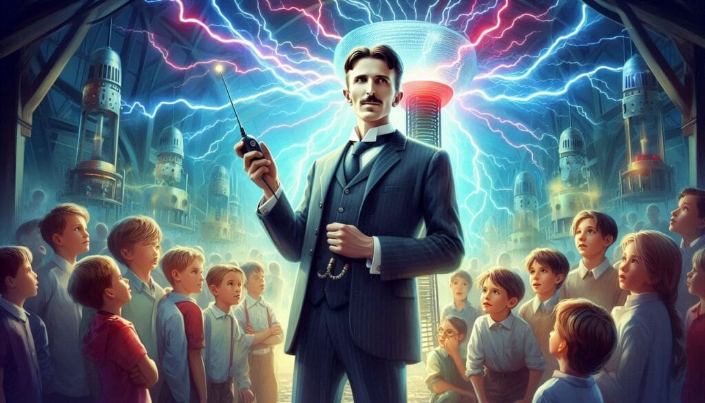 Nikola Tesla control remoto drones