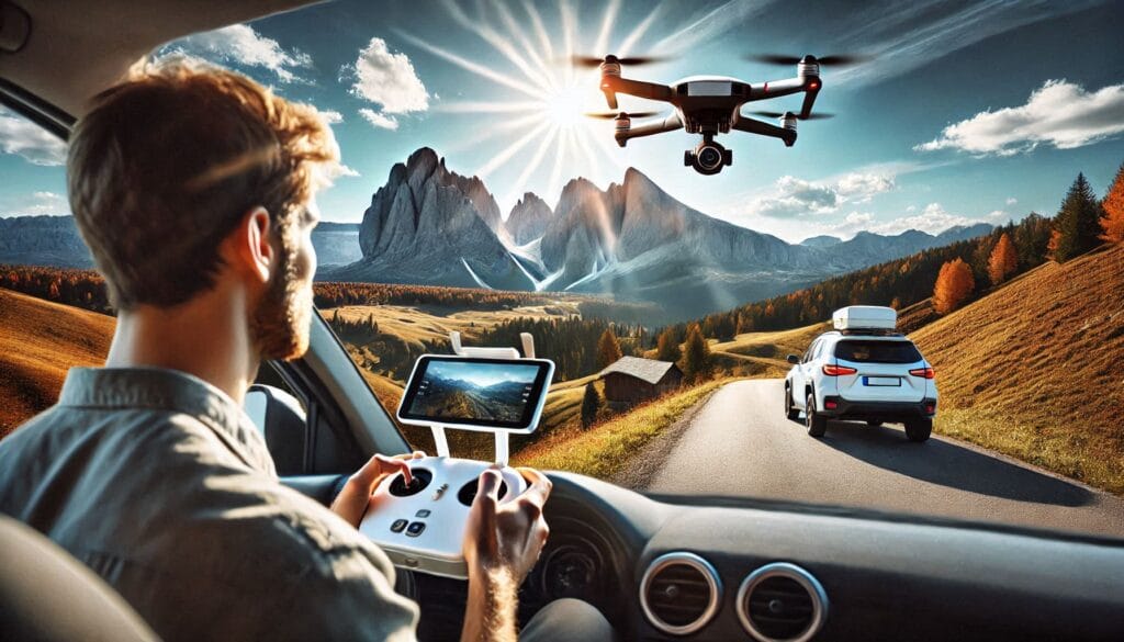 controles remotos en drones