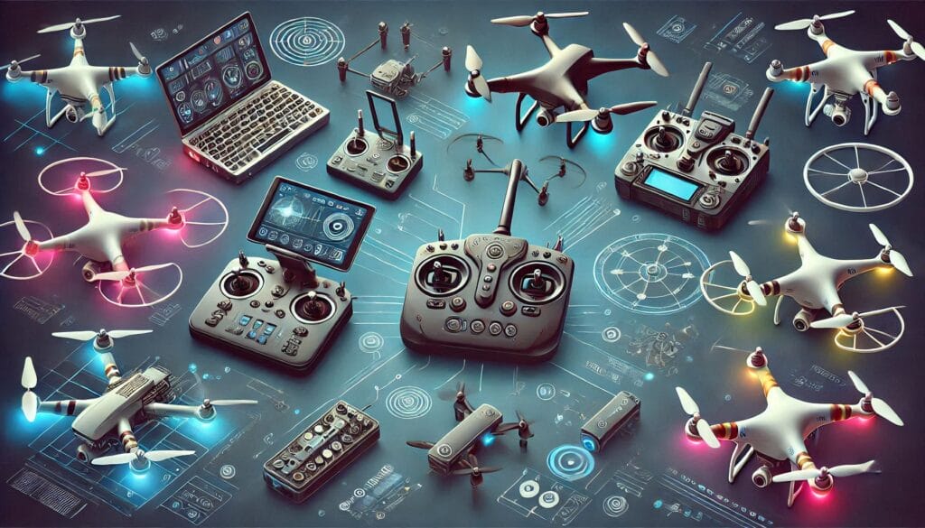 Tipos de controles remotos drones