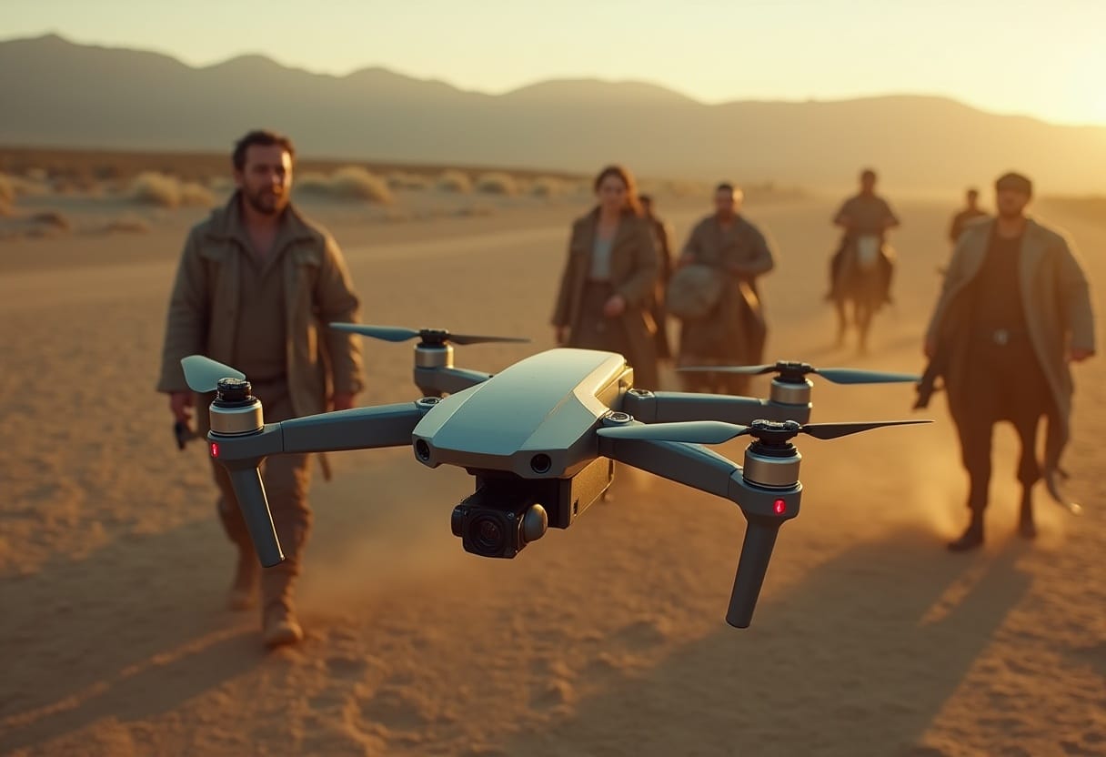 drones terrestres vídeo Galicia