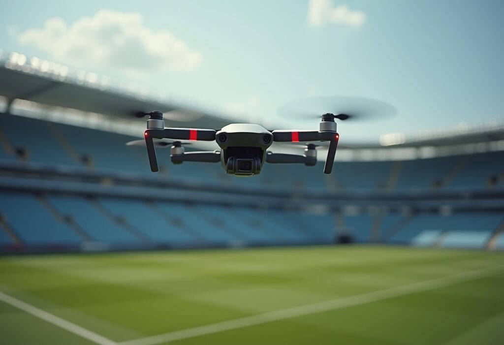 grabar partido fútbol drones Vigo