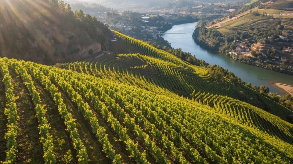 drones Ribeira Sacra seguimiento video